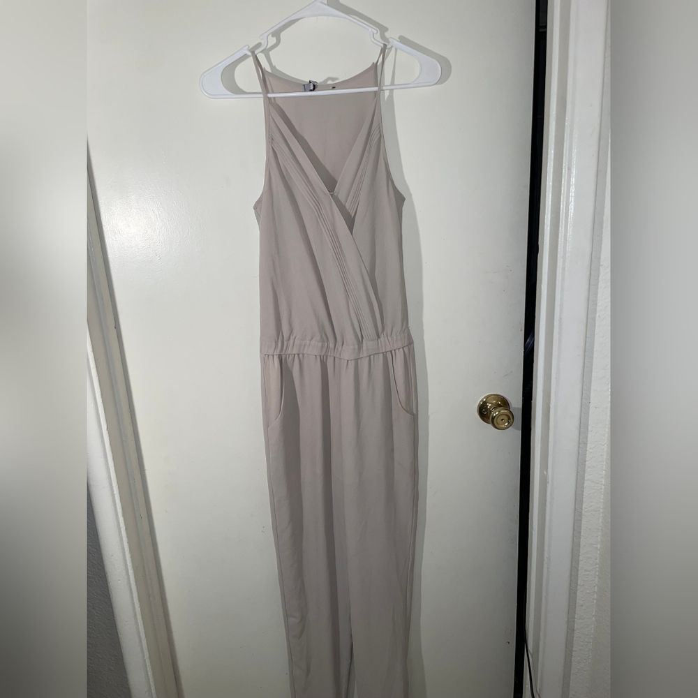 Naked Zebra Cream Jumpsuit
